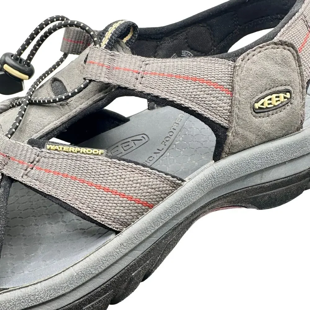 Keen | Men | Venice H2 Red Gray Outdoor Hiking Waterproof Sandals | Size 11